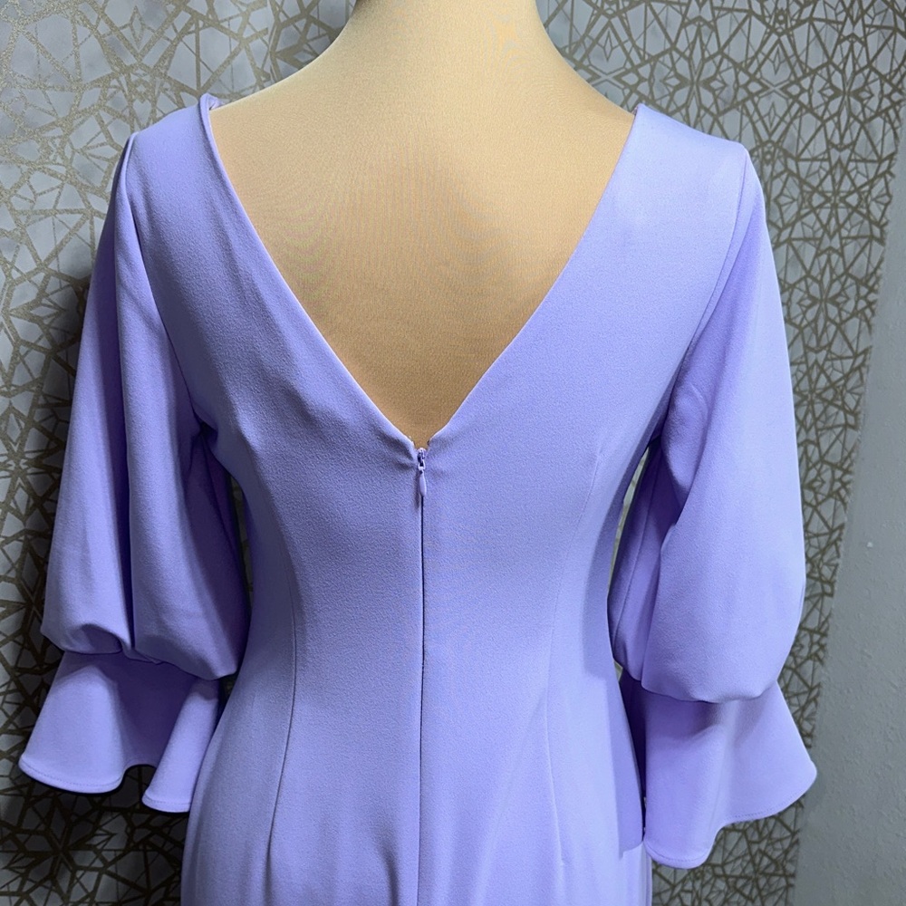 Calvin Klein Lavender Long Sleeve Dress - Picture 8 of 16